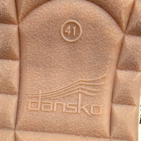 Dansko Manda Slide Wooden Slip on Clogs in Oyster 41/ 10.5 - Picture 8 of 8